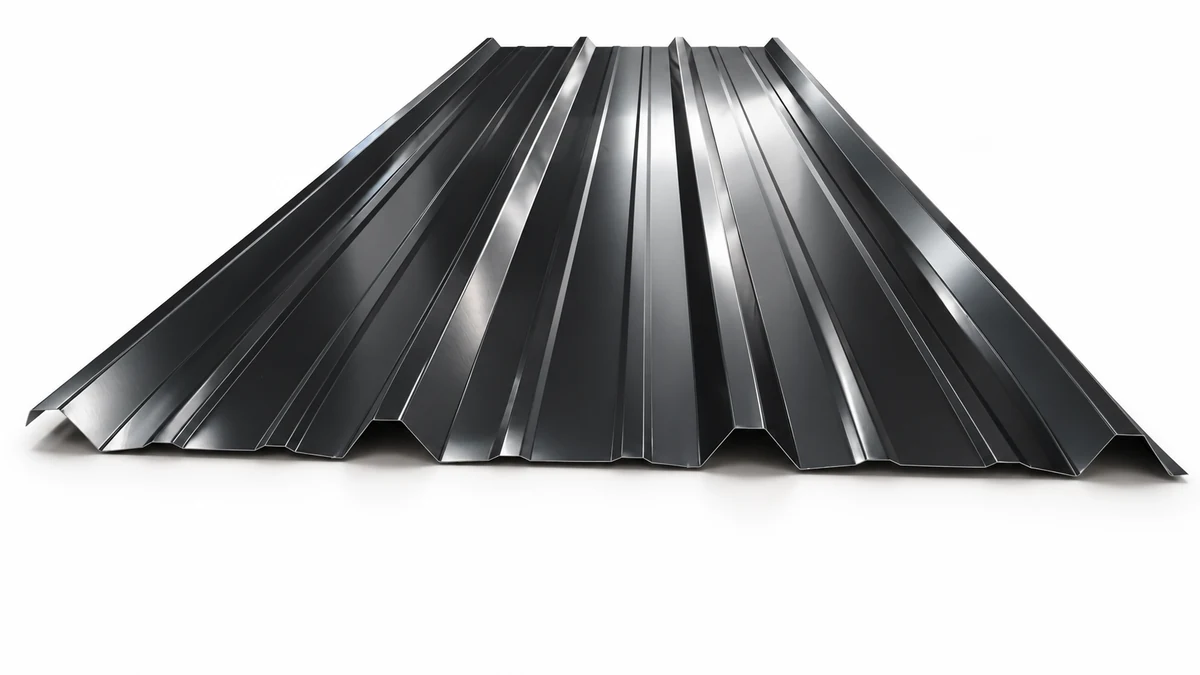 Standard R-Panel profile with four dominant raised ribs